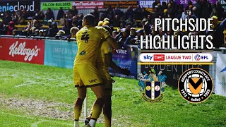 U’s Pitch Side View - Newport County 01/01/24 EFL2