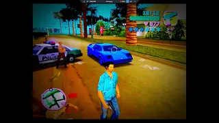 Gta Vice City COP FIGHT😎 #trending #viral #youtube #gtavicecity #gtasanandreas #gaming