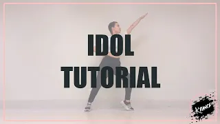BTS - idol (chorus dance tutorial - mirrored)