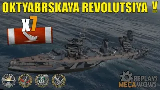 Oktyabrskaya Revolutsiya 7 Kills & 146k Damage | World of Warships Gameplay