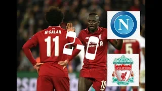 UEFA Champions League,M.Salah and S.Mane destroyed Liverpool against Napoli