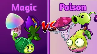 Team MAGIC vs POISON - Which Plant Team's Best? - PvZ 2 Plant Vs Plant #pvz2