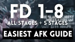 FD 1-8 & FD-S 1-2 NM/CM Easiest AFK Guide ! Typhon Side Story ! 【 Arknights】