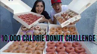 Wicked Cheat Day | The 10,000 Calorie Dompierre Donut Challenge | Krispy Kreme Donuts, Dunkin Donuts