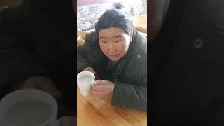 Бурятское кафе 'Батушка" в Нантуне, Внутренняя Монголия, Китай