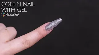 How To Sculpt A Coffin Nail With Gel