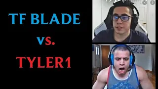 TYLER1 vs TF BLADE | Бой Стримеров Комментирует Виви | TOP GAP League of Legends