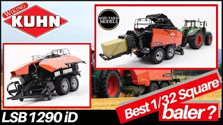 KUHN LSB 1290 ID by WIKING 1/32 Square baler | Farm model review #58