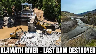 California Dam Removal Hits The Final Milestone - Last Klamath River Dam Destroyed