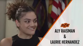 A Conversation with Aly Raisman and Laurie Hernandez