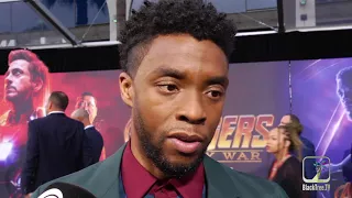 Chadwick Boseman Infinity War Premiere