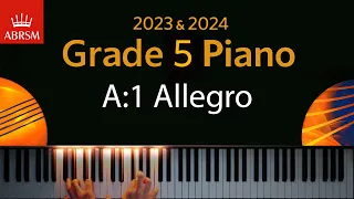 ABRSM 2023 & 2024 - Grade 5 Piano exam - A:1 Allegro  ~ Domenico Cimarosa