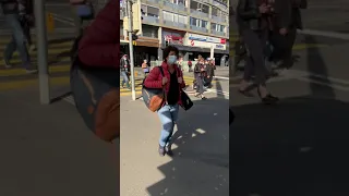 Sightseeing and people watching at Lausanne train station March 29th 2021