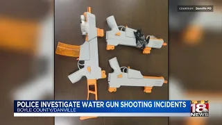 Danville police investigating water gun shooting incidents