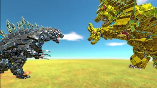 Godzilla VS King Ghidorah |Animal Revolt Battle Simulator#2