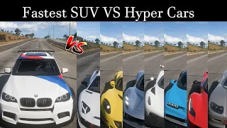 BMW X5M Forza Edition Destroying Hypercars in One Mile Drag | Forza Horizon 5 Drag | VS THE WORLD