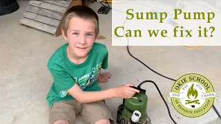 Sump Pump: Can We Fix It? - Okie School of Adventure