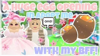 🥚😱We opened so many EGGS in ADOPT ME!😱🥚With my irl BFF!💕 | Blossom🌷