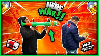 Nerf War vs Strangers PRANK!!