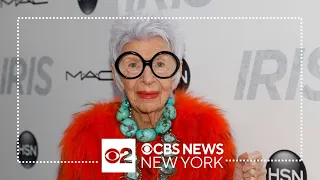 Fashion icon Iris Apfel dies at age 102