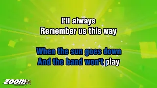 Lady Gaga - Always Remember Us This Way - Karaoke Version from Zoom Karaoke