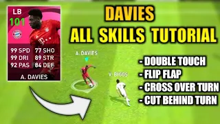 DAVIES All Skills Tutorial In Pes 2021 Mobile