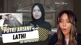 Putri Arian - Weird Genius - Lathi (ft. Sara Fajira) COVER | REACTION!!