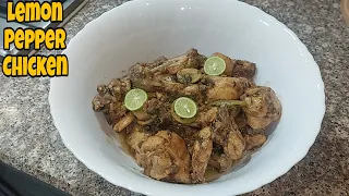 Authentic Lemon Pepper Chicken Recipe | Best Chicken Starter | New Chicken Recipe in Urdu / Hindi