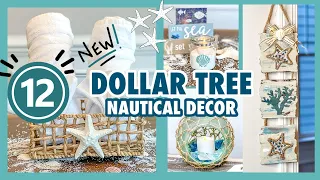 MUST TRY DOLLAR TREE COASTAL FARMHOUSE DIYS | NEW NAUTICAL DIY DECOR 2023 | NEW SUMMER BEACH DIYS