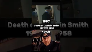Death of Captain Smith 1997(Bernard Hill) VS 1958 movie #shorts #titanic #titanicship #ship #sinking