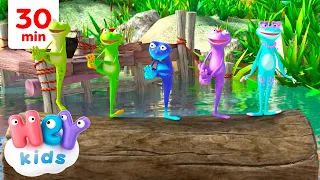 La grenouille s’lave pas les pieds 🐸 | HeyKids Comptines pour bébé | Animaj Kids