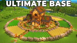 Minecraft: ULTIMATE Survival Base w/ Secret Basement! [Tutorial]