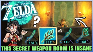 How to Unlock the Hidden Best Weapon Room - OP Weapons That Respawn & More - Tears of the Kingdom!