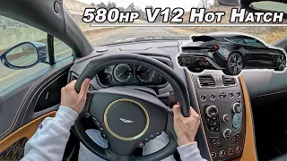 2019 Aston Martin Vanquish Zagato Shooting Brake -  Rare 1/99 V12 Hatchback (POV Binaural Audio)