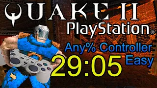 Quake II (PSX) speedrun - Any% Controller - Easy - 29m05s [WR]