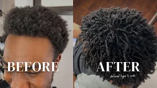 Afro to Curls 4c Hair Defined: Finger Coil Method