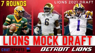 Detroit Lions 7 Round Mock Draft: Lions 2021 NFL Draft Targets Ft Zaven Collins & Penei Sewell