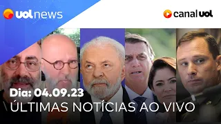 🔴 Falas de Mauro Cid, bolsonaristas e 7 de setembro, Lula e centrão, lucro do PCC e notícias ao vivo