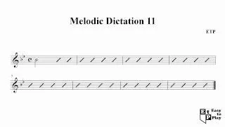 Ear Training Online with Free Download Solution - Melodic Dictation 11