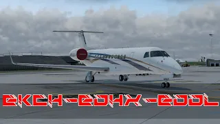 Xplane 11 EKCH-EDXH!|| Private Jet!!