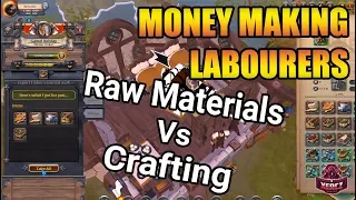Making Money From Labourers Guide | Raw Materials vs Crafting | Albion Online