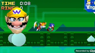 Sonic And Tails VS The Wario Apparition