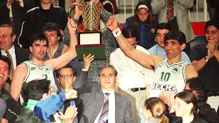 Panathinaikos BC vs FC Barcelona 67-66 l 1ο Ευρωπαϊκό - Παρίσι 1996 l Full Game