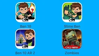 Ben 10: Up to Speed, Ben 10: Super Slime Ben, Ben 10: Alien Experience, Call of Mini Zombies [iOS]