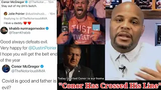 Conor McGregor Tweets Disguisting Comment About Khabib's Father & Dustin Poirier's Wife,DC's Reacts!