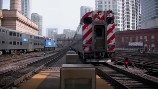 Metra Morning Rush Hour Timelapse