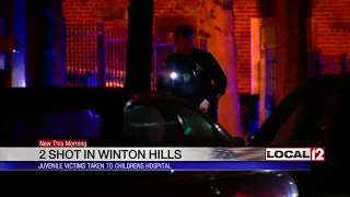 Two teenagers shot in Winton Hills