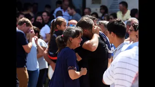 Thousands line the street for Emiliano Sala's funeral in Argentina