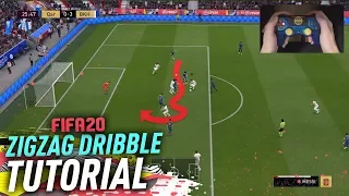 THE INCREDIBLE ZIGZAG DRIBBLE IN FIFA 20 - LEFT STICK DRIBBLING TUTORIAL