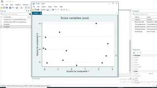 how to run the principal component  analysis pca in stata application index building